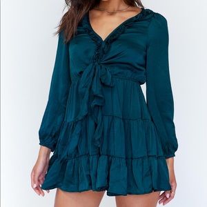 Randi Mini Dress Teal